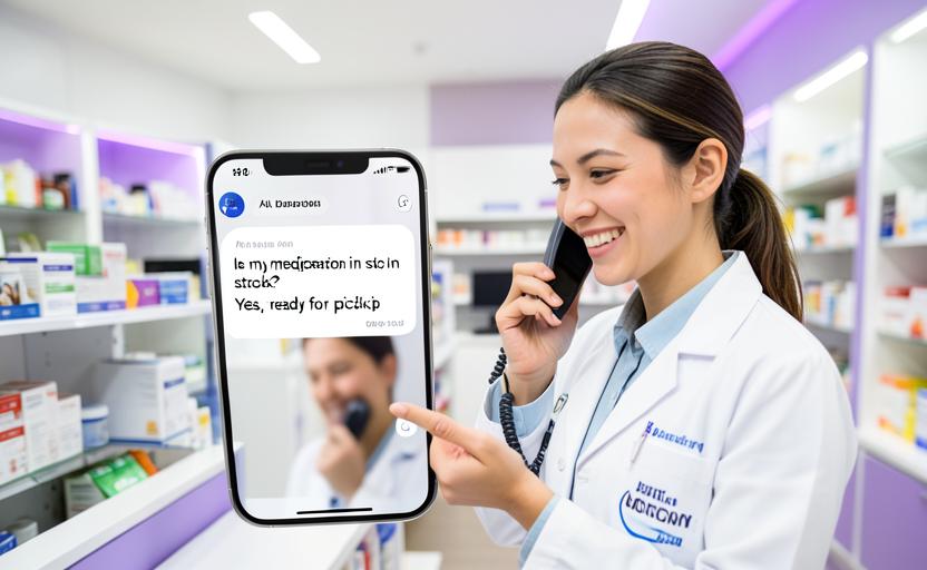 Real-time pharmacy FAQ & inventory